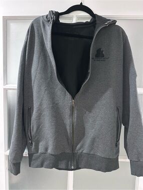 Hard Rock The Guitar Hotel Gray Full-Zip Hoodie Small Hollywood Florida